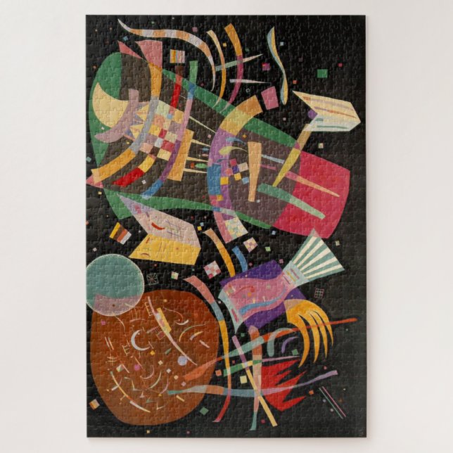 Kandinsky Composition 10 Abstract Painting Jigsaw Puzzle (Vertical)