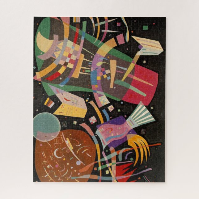 Kandinsky Composition 10 Abstract Painting Jigsaw Puzzle (Vertical)