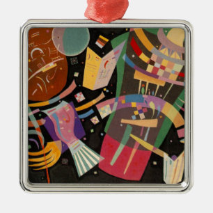 Kandinsky Composition 10 Abstract Painting Metal Tree Decoration