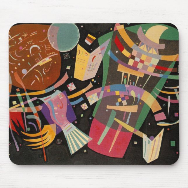 Kandinsky Composition 10 Abstract Painting Mouse Pad (Front)
