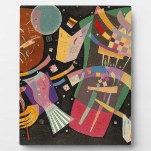 Kandinsky Composition 10 Abstract Painting Plaque