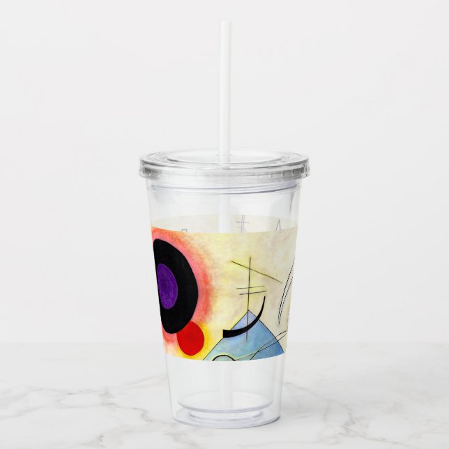 Kandinsky Composition 8 Acrylic Tumbler (Front)