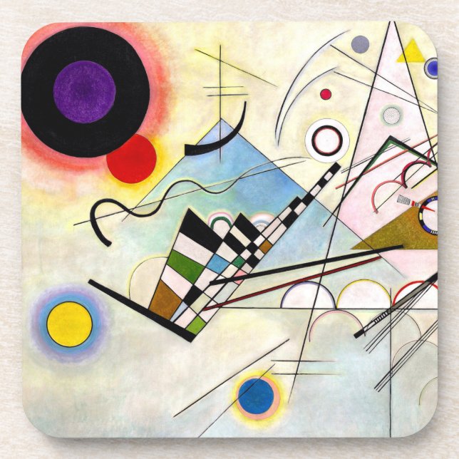 Kandinsky Composition 8 Coaster (Front)