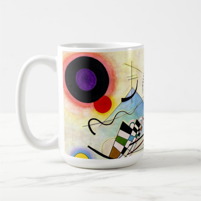 Kandinsky Composition 8 Coffee Mug (Left)