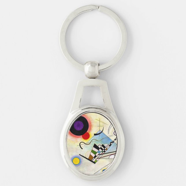 Kandinsky Composition 8 Key Ring (Front)