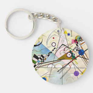 Kandinsky Composition 8 Key Ring