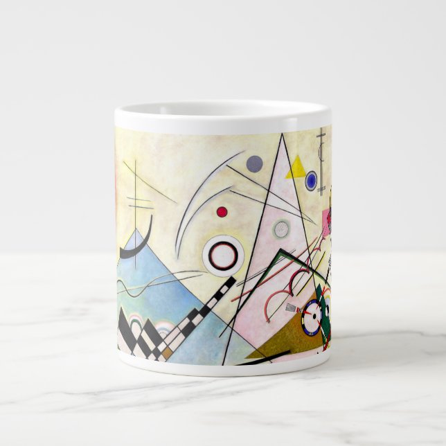Kandinsky Composition 8 Large Coffee Mug (Front)