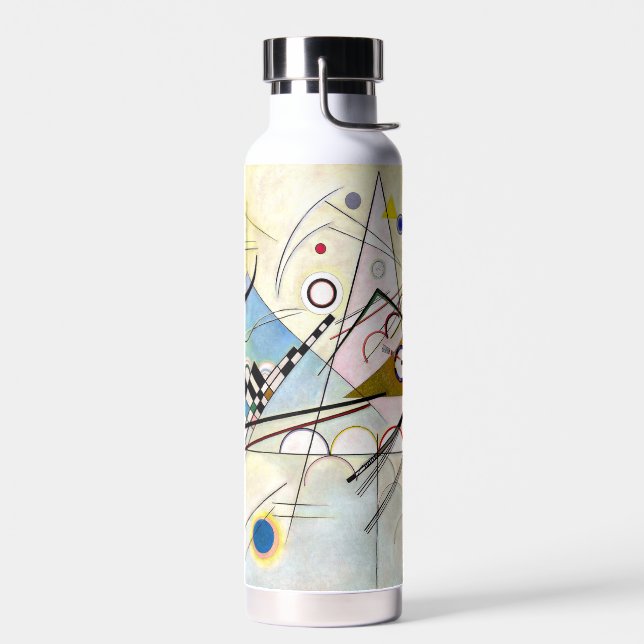 Kandinsky Composition 8 Water Bottle (Left)