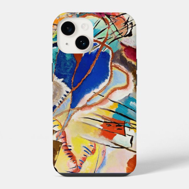 Kandinsky Composition Abstract Art iPhone Case (Back)