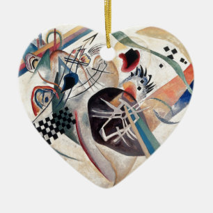 Kandinsky Composition Abstract Ceramic Tree Decoration