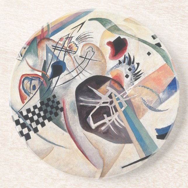 Kandinsky Composition Abstract Coaster (Front)