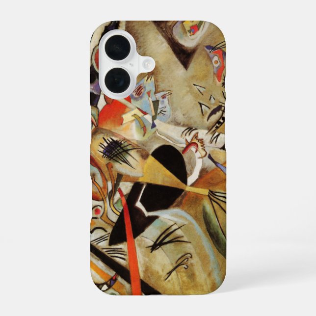 Kandinsky Composition Abstract iPhone 16 Case (Back)
