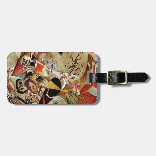 Kandinsky Composition Abstract Luggage Tag (Front Horizontal)