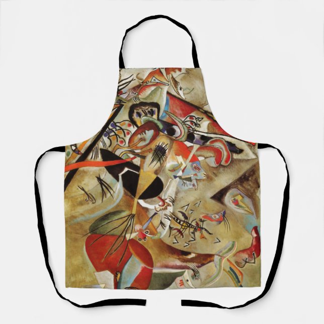 Kandinsky Composition Abstract Painting Apron (Front)