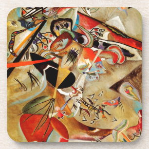 Kandinsky Composition Abstract Painting Coaster