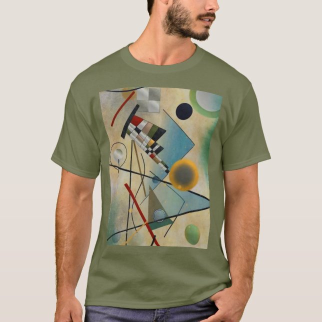 Kandinsky Composition Abstract Painting T-Shirt (Front)