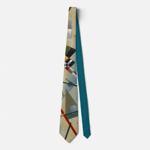 Kandinsky Composition Abstract Painting Tie