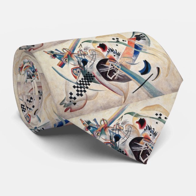 Kandinsky Composition Abstract Tie (Rolled)