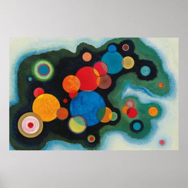 Kandinsky Composition Deeped Impulse Painting Art Poster (Front)