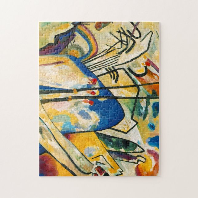 Kandinsky Composition IV Abstract Artwork Modern Jigsaw Puzzle (Vertical)