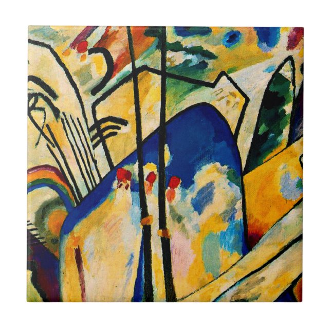 Kandinsky - Composition IV Ceramic Tile (Front)