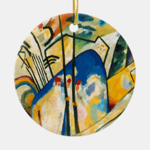 Kandinsky Composition IV Ceramic Tree Decoration