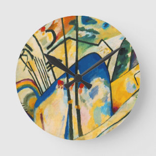 Kandinsky Composition IV Round Clock