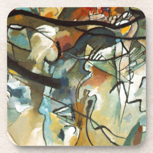 Kandinsky Composition V Abstract Painting Coaster