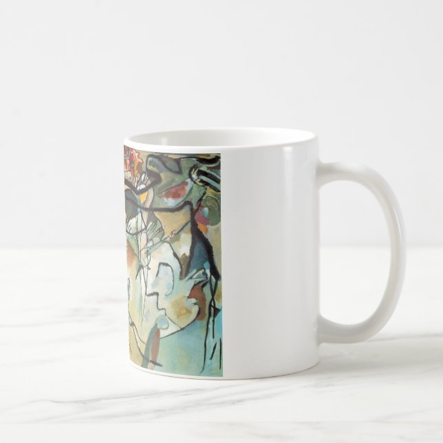 Kandinsky Composition V Abstract Painting Coffee Mug (Right)