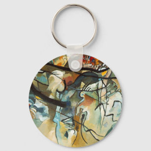 Kandinsky Composition V Abstract Painting Key Ring