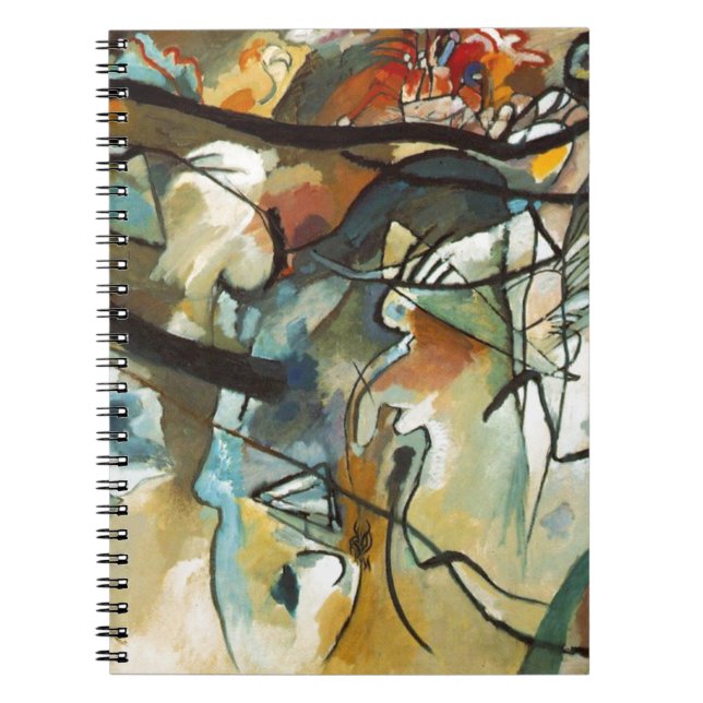 Kandinsky Composition V Abstract Painting Notebook (Front)