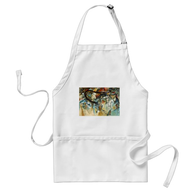 Kandinsky Composition V Abstract Painting Standard Apron (Front)