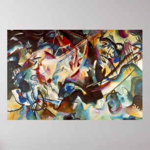 Kandinsky Composition VI Abstract Canvas Painting Poster
