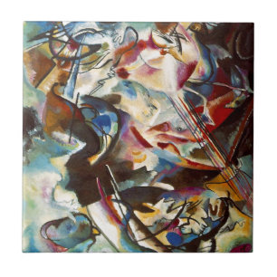 Kandinsky Composition VI Abstract Painting Ceramic Tile