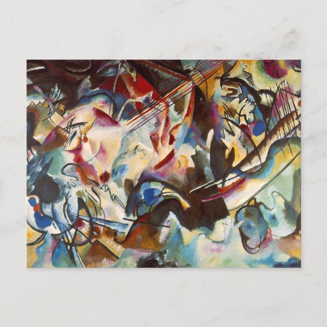 Kandinsky Composition VI Abstract Painting Postcard (Front)