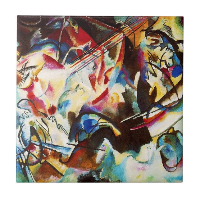 Kandinsky Composition VI Tile (Front)