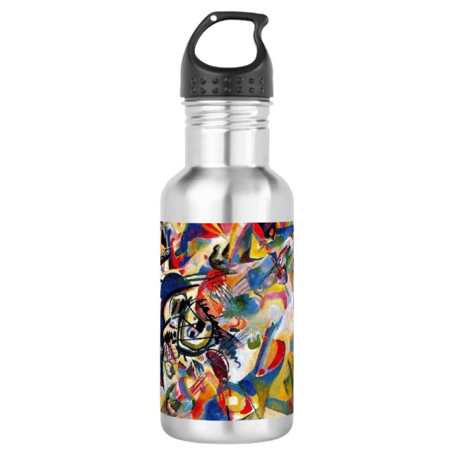 Kandinsky Composition VII Abstract Painting 710 Ml Water Bottle (Front)