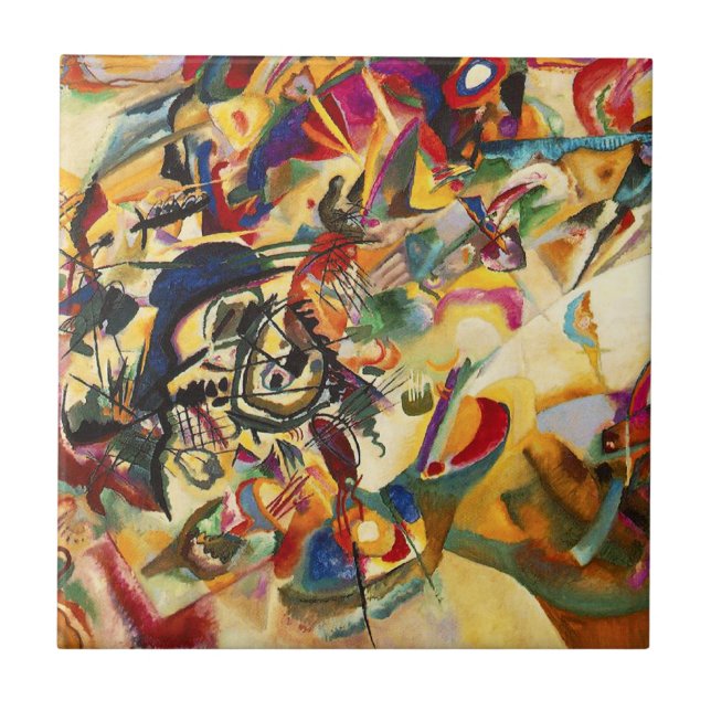 Kandinsky Composition VII Tile (Front)