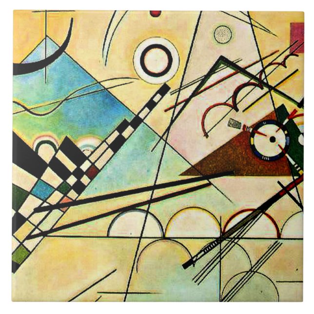 Kandinsky - Composition VIII Ceramic Tile (Front)