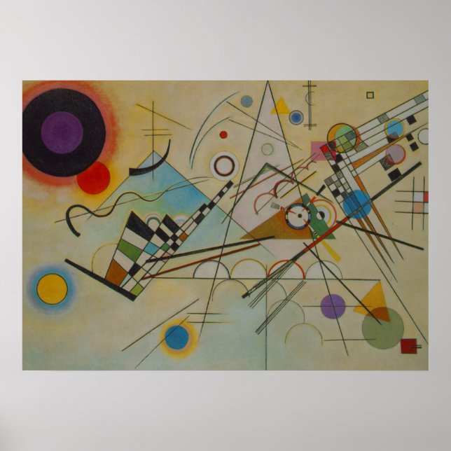 Kandinsky Composition VIII Painting Art Poster (Front)