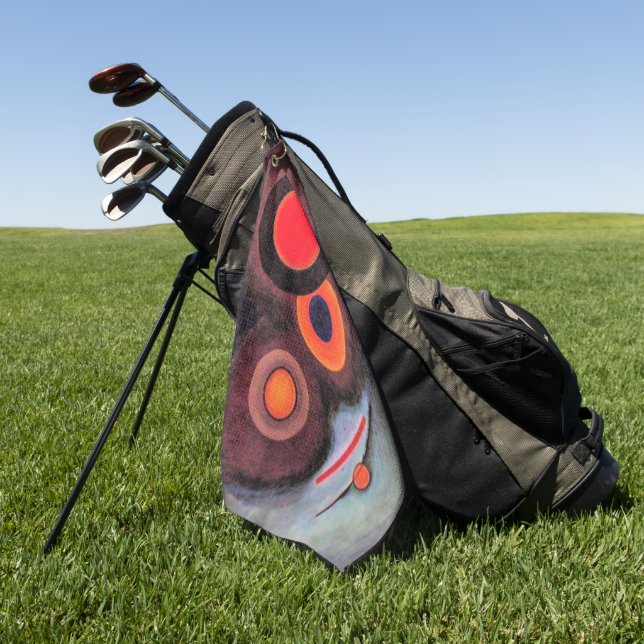 Kandinsky - Composition with Circles Golf Towel (Green)