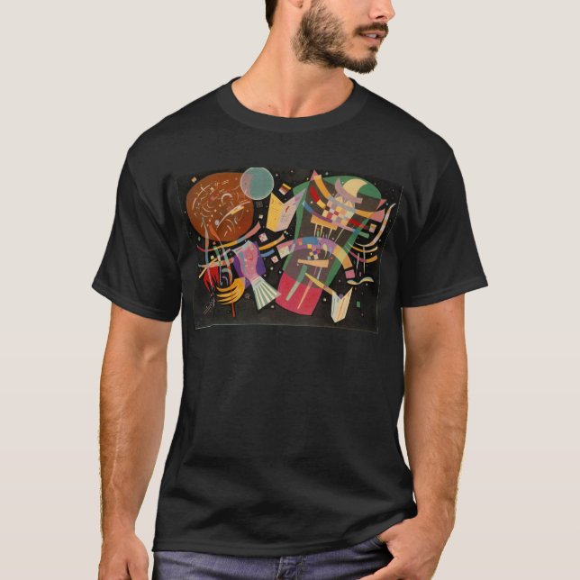 Kandinsky Composition X Abstract Artwork T-Shirt (Front)
