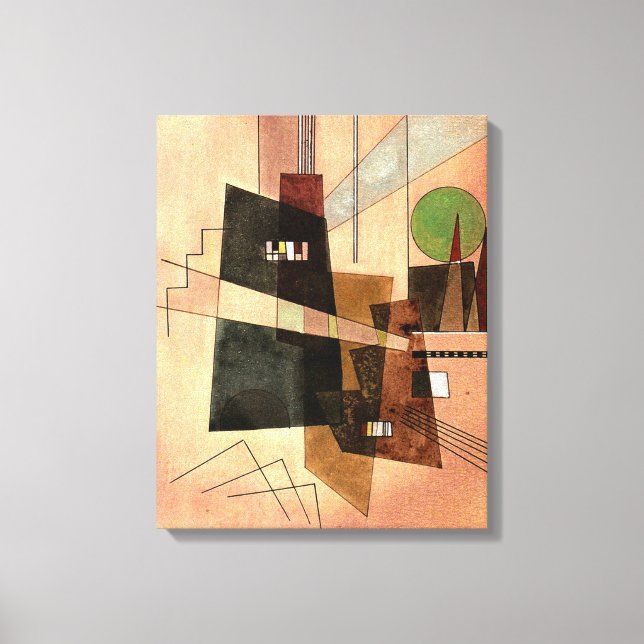 Kandinsky - Concentric Canvas Print (Front)
