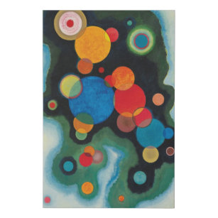 Kandinsky Deepened Impulse Abstract Artwork Faux Canvas Print