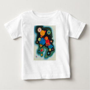 Kandinsky Deepened Impulse Abstract Oil on Canvas Baby T-Shirt