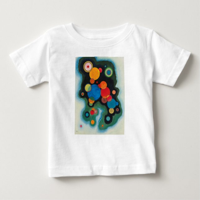 Kandinsky Deepened Impulse Abstract Oil on Canvas Baby T-Shirt (Front)