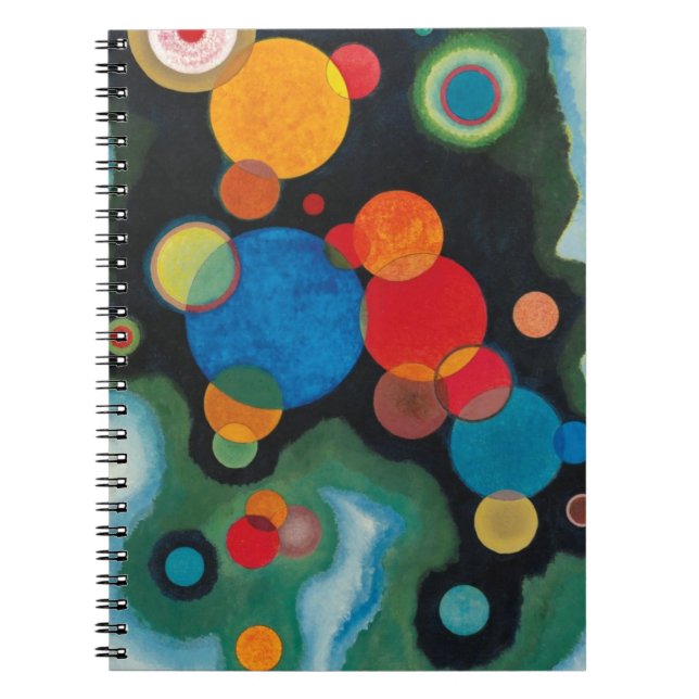 Kandinsky Deepened Impulse Abstract Oil on Canvas Notebook (Front)