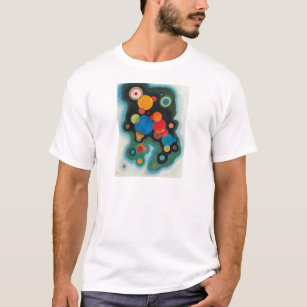 Kandinsky Deepened Impulse Abstract Oil on Canvas T-Shirt