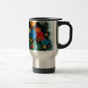 Kandinsky Deepened Impulse Abstract Oil on Canvas Travel Mug