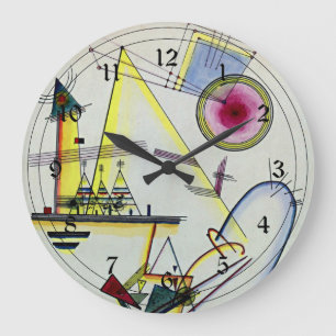 Kandinsky - Delicate Soul Large Clock